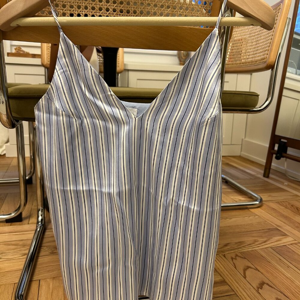 Cami NYC Silk Striped Tank (XS)